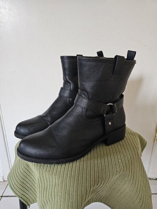 Joe Fresh Shoes - MOTO BOOTS - Faux Leather